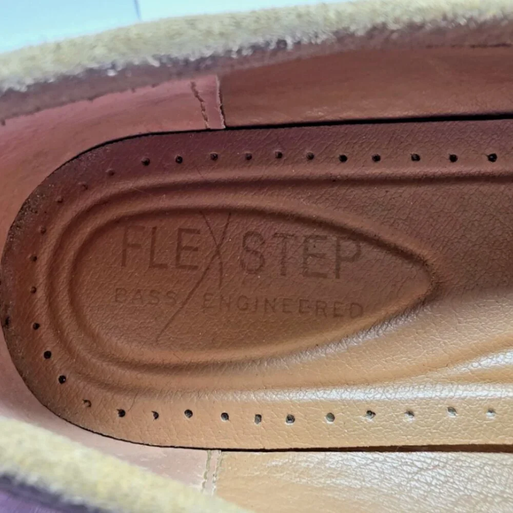 GH Bass & Co Flex Step Noelle Suede Leather Loafer Womens Size 6.5 M Preppy - Picture 11 of 15
